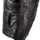 Damen Leder Motorradjacke W-TEC Urban Noir Lady - schwarz