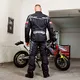 Touring Motorcycle Jacket W-TEC Excellenta Evo - Thunderstorm Gray