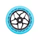 Scooter Wheels LMT L 115 mm w/ ABEC 9 Bearings - Black/black - Black-Blue