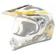 Replacement Visor for WORKER V340 Helmet - CAT-rumena