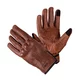 Leather Motorcycle Gloves W-TEC Dahmer - Light Brown - Dark Brown