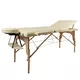 Massageliege inSPORTline Japane 3-teilig aus Holz - golden - cremegelb