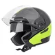 Moto čelada W-TEC Neikko Black-Fluo - M (57-58)