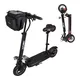 W-TEC Tenmark II Elektroroller mit Sitz und Lenkertasche