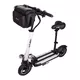 W-TEC Tenmark II Elektroroller mit Sitz und Lenkertasche - weiß
