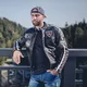 Pánska kožená moto bunda W-TEC Black Cracker