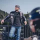 Pánska kožená moto bunda W-TEC Black Cracker