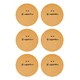 inSPORTline Elisenda S2 6ks Tischtennisbälle - weiß - orange