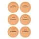 Pingpongové míčky inSPORTline Elisenda S3 6ks - oranžová
