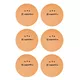 Table Tennis Balls inSPORTline Elisenda S3 – 6 Pcs. - Orange