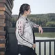 W-TEC Sheawen Lady White Damen Leder Motorradjacke - weiß