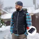 Men’s Heated Vest inSPORTline WARMhim w/ 10,000 mAh Power Bank - Black