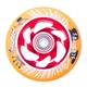 Spare wheel for scooter FOX PRO Raw 03 100 mm - Blue-Red - Orange/Red