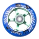 Spare wheel for scooter FOX PRO Raw 03 100 mm - Blue-Green