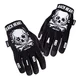 Motorcycle Gloves W-TEC Black Heart Web Skull - 4XL - Black