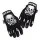 Rękawice motocyklowe W-TEC Black Heart Web Skull - Czarny