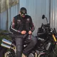 W-TEC Angeric Gloss Black Motorradhelm mit Steamrust-Brille