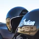 Motorcycle Helmet W-TEC Angeric Gloss Black w/ Steamrust Goggles