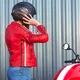 W-TEC Angeric Rust Flag Motorradhelm