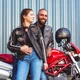 Women's Leather Motorcycle Jacket W-TEC Sheawen Lady - XXL