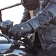 W-TEC Perchta Damen Leder Motorradhandschuhe - schwarz