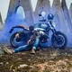 Men’s Motorcycle Jeans W-TEC Grandus - Blue, 34/36