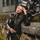 Women's Leather Motorcycle Jacket W-TEC Sheawen Lady - M