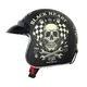 Motorcycle Helmet W-TEC Kustom Black Heart - Ride Culture, Matte Black, S(55-56)