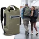 W-TEC Uphills wasserdichter Motorradrucksack - khaki - khaki