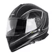 Kask zamknięty motocyklowy z blendą W-TEC V127 - Czarno-graficzne