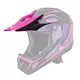 Replacement Peak for W-TEC FS-605 Helmet - Yellow Graphic - Extinction Pink