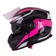 Kask motocyklowy damski z blendą W-TEC FS-816 Black Fuchsia