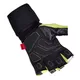 Leather Fitness Gloves inSPORTline Perian - Black-Yellow