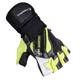 Leather Fitness Gloves inSPORTline Perian - XXL - Black-Yellow