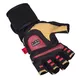 inSPORTline Trituro Leder Fitness Handschuhe - schwarz-gelb