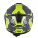 Flip-Up Motorcycle Helmet W-TEC FS-907 P/J - Grey-Fluorescent Yellow