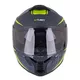 Flip-Up Motorcycle Helmet W-TEC FS-907 P/J - Grey-Fluorescent Yellow