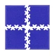 Corner Pieces for Puzzle Mat inSPORTline Simple Blue – 4 Pcs.