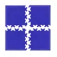 Corner Pieces for Puzzle Mat inSPORTline Simple Blue – 4 Pcs.