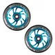 Freestyle Scooter Wheels 110 mm, Black-Blue – 2 Pcs.