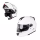 Motorcycle Helmet W-TEC Vexamo - Black-Grey - White