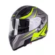 Integral Motorcycle Helmet W-TEC Vintegra Graphic - Black-Fluo Yellow - Black-Fluo Yellow