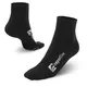 Mid-Length Bamboo Socks inSPORTline Bambuo Crew AG+ - Black - Black