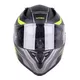 Integral Motorcycle Helmet W-TEC Vintegra Graphic - Black-Fluo Yellow