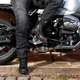 Motorcycle Boots W-TEC Artway - Black with beige sole