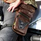 Motorcycle Thigh Bag W-TEC Antique Cracker