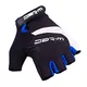 Cycling Gloves W-TEC Jaynee - Black-Blue - Black-Blue