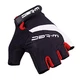 Cycling Gloves W-TEC Jaynee - Black-Red - Black-Red