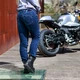 Damen Motorrad Jeans W-TEC Alfreda CE - blau