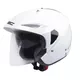 Kask motocyklowy otwarty W-TEC NK-629 skuter + BLENDA - Biało-niebieski - Biały